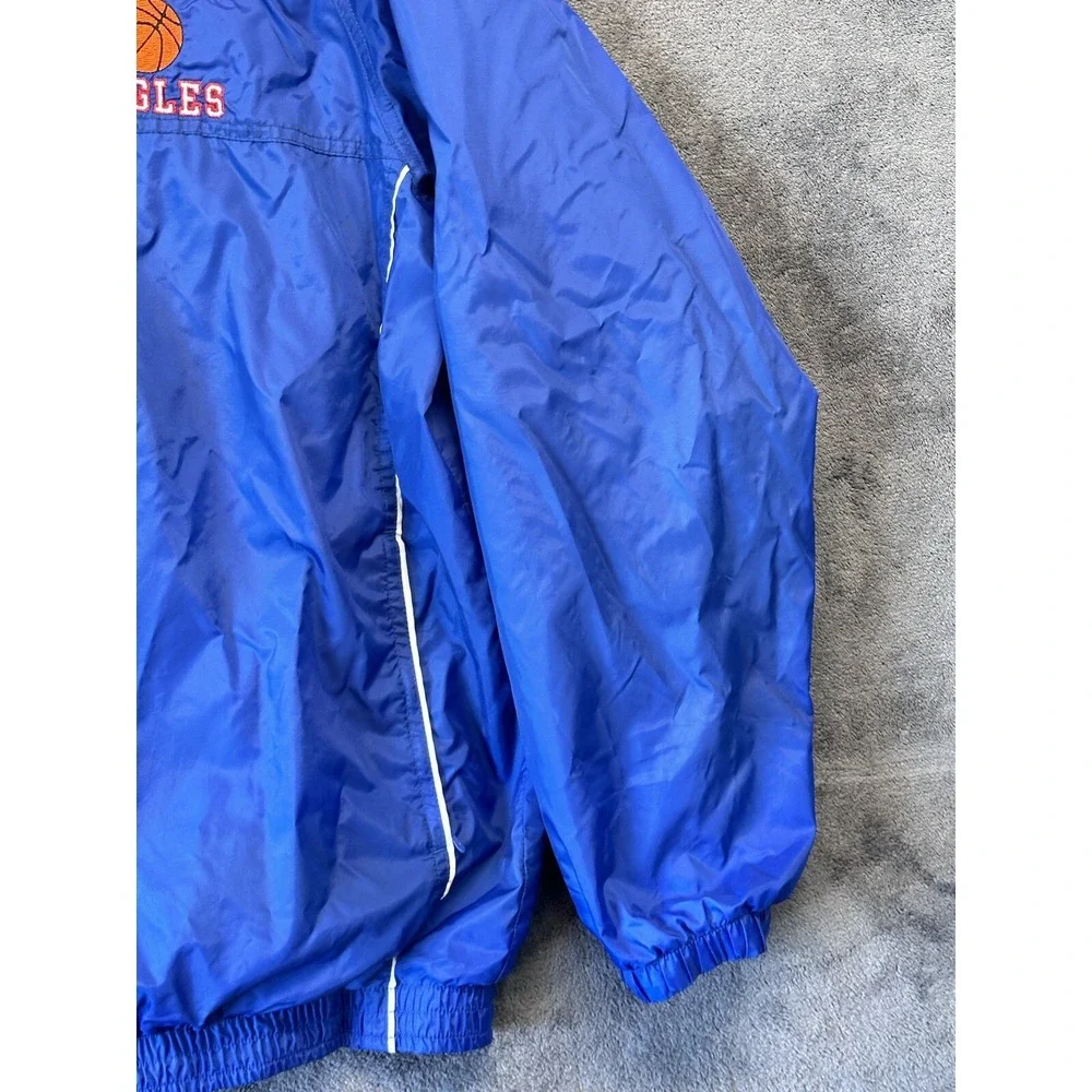 Vintage Nike Windbreaker Men's XL Jacket Track Zip Lightweight Swoosh Blue Rhema